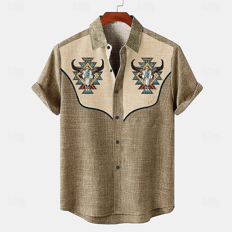 Parade Fashion Street - リネンメンズシャツ半袖新しいシャツファッションカジュアルストリートアウトドアシャツリネンシャツ Ropa デ Hombre Camisas パラ