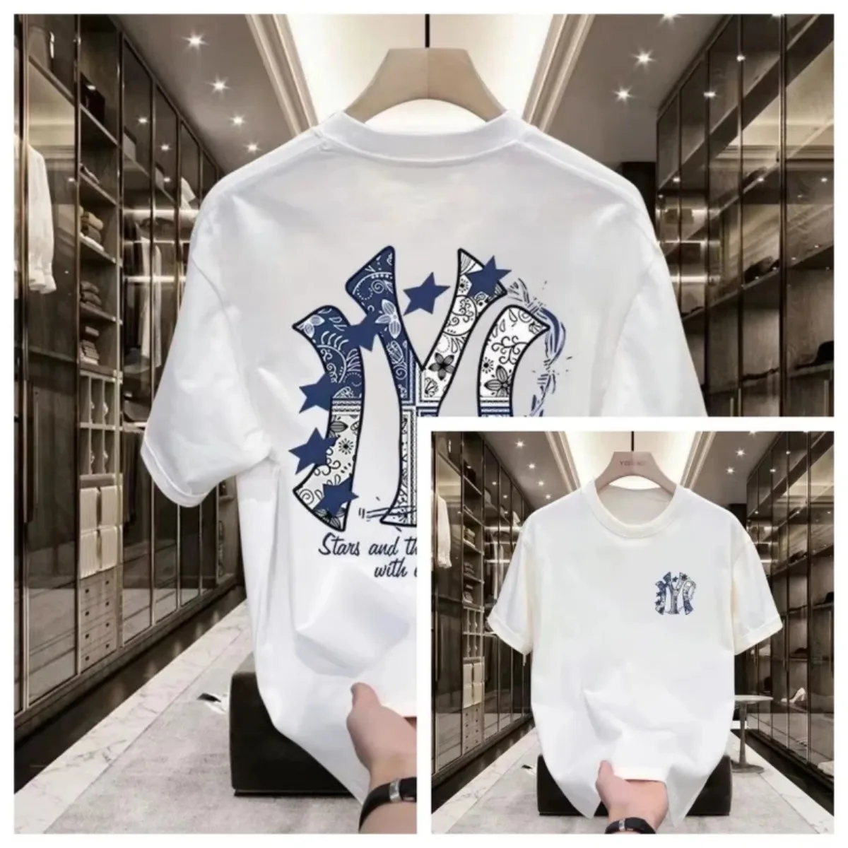 Parade Fashion Street - メンズプリント半袖Tシャツ 2026年新作トレンド - ゆったりとした快適なストリートスタイルメンズTシャツ