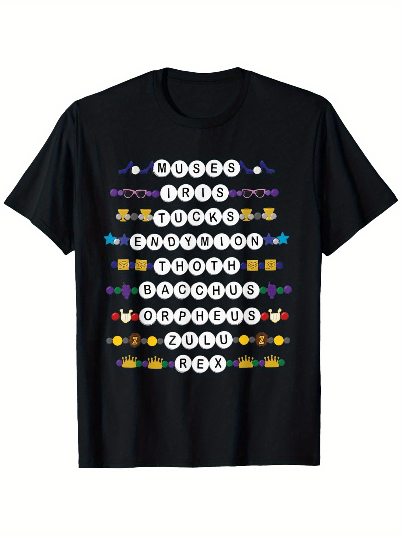 Parade Fashion Street - マルディグラパレード ファット・チューズデイ ニューオーリンズカーニバル Tシャツ、メンズ用ファッションコットントップス半袖、ストリートスタイルショートTシャツ