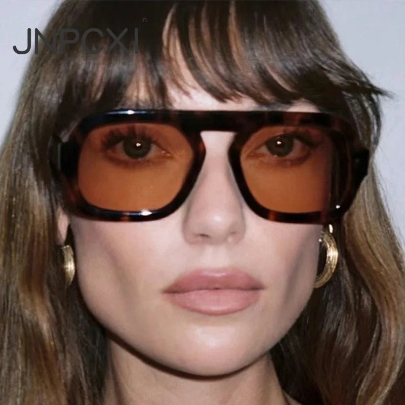 レトロスクエアサングラス女性ファッションブランドデザイングラ - Street Fashion Glasses のレビューと価格