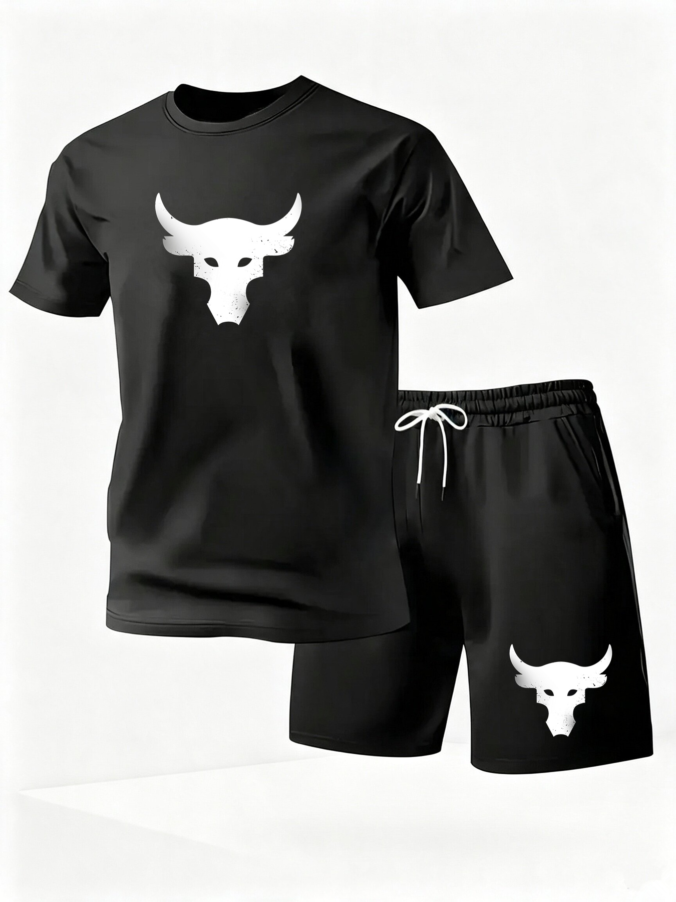 夏用メンズ速乾カジュアル半袖Tシャツ＆ショートパンツセット  - Street Summer Fashion のレビューと価格