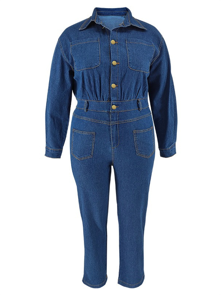 Wmstar ジャンプスーツ女性デニムパンツボディコンポケッ - Street Fashion Denim のレビューと価格