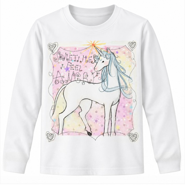 レディース Y2K 長袖Tシャツ。時々、怒りを感じる。ユニコ - Fashion Streetwear のレビューと価格