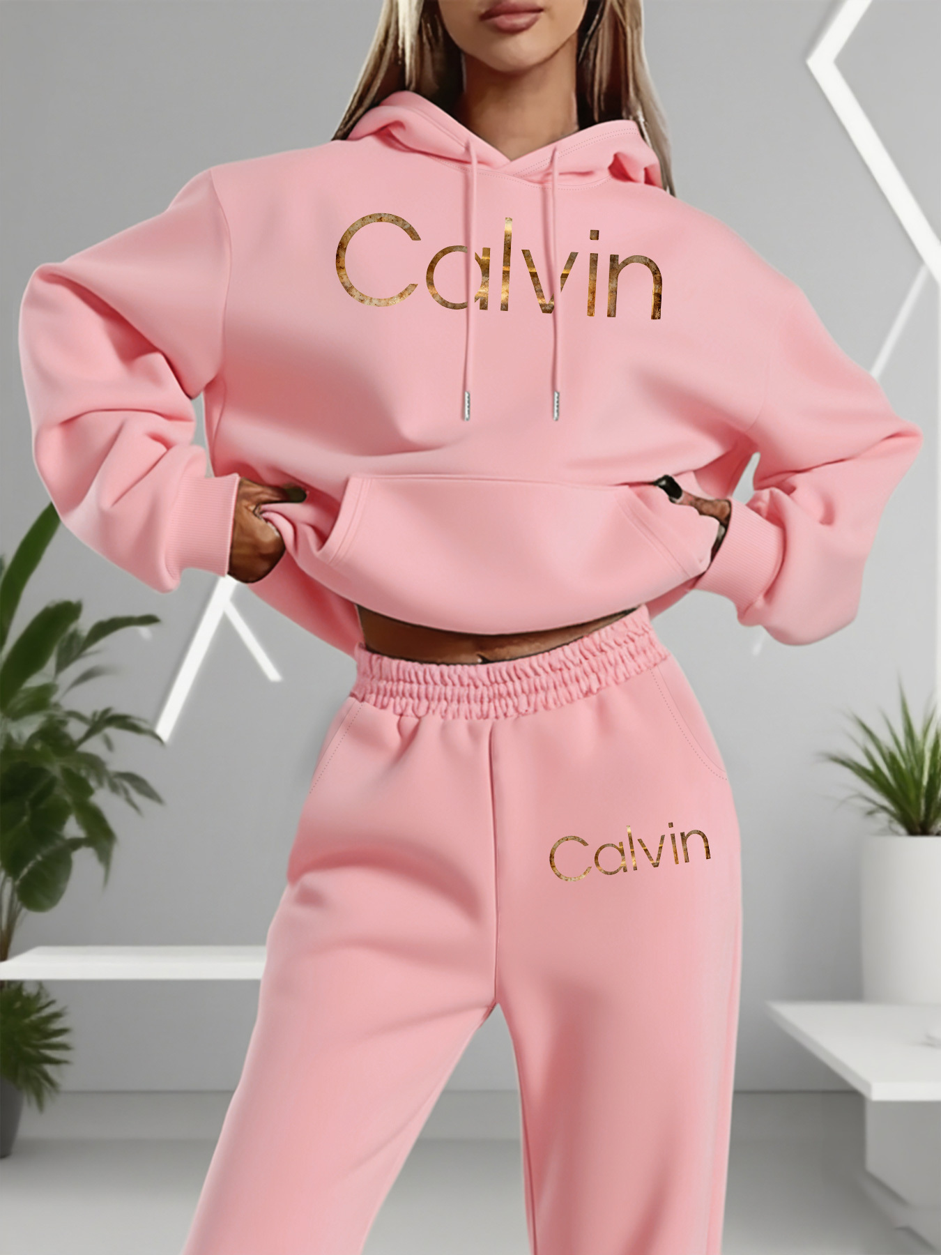 レディースファッションのプルオーバーとパンツのセット、プリン - Street Fashion Styles のレビューと価格