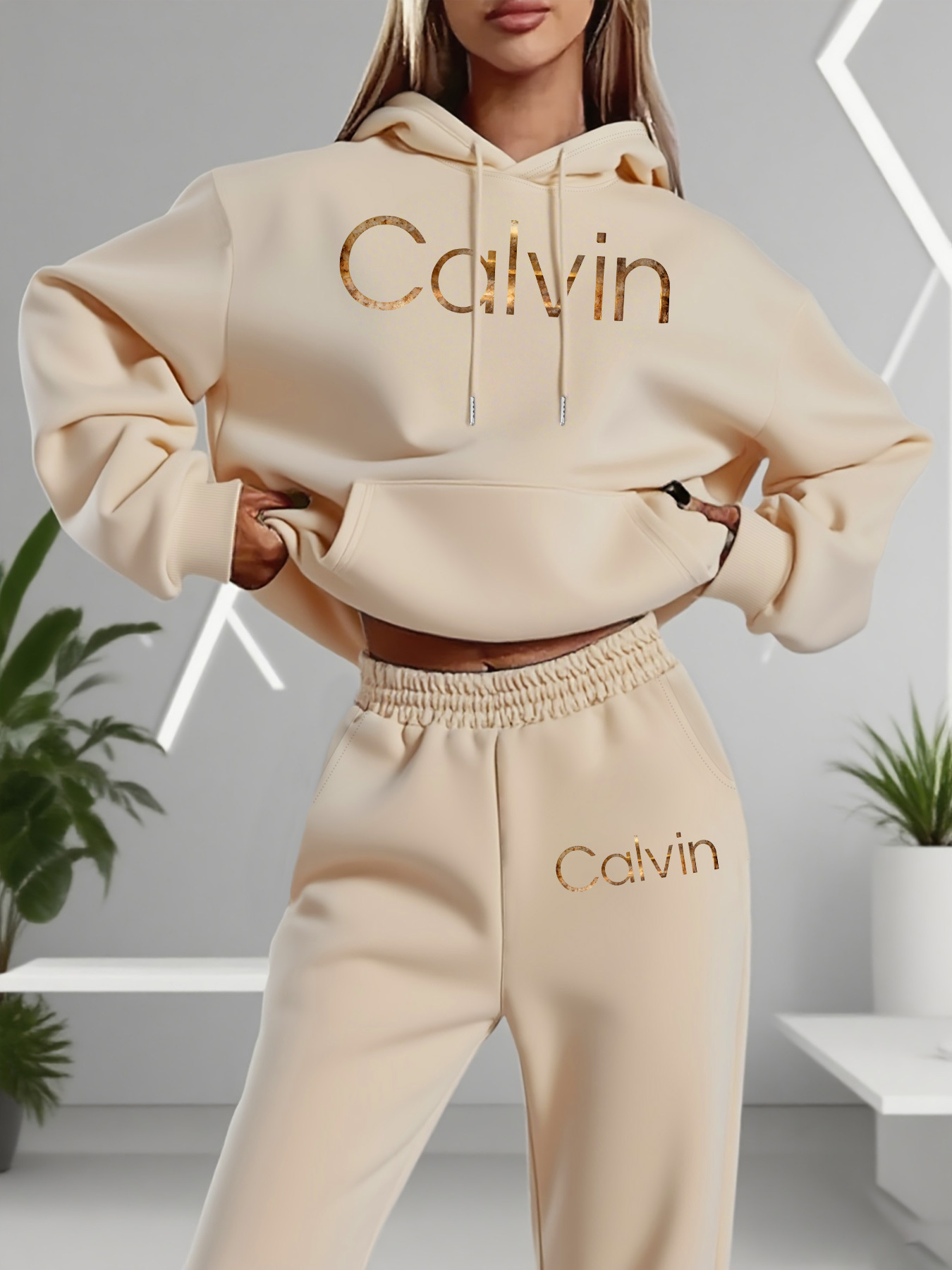 レディースファッションのプルオーバーとパンツのセット、プリン - Street Fashion Styles のレビューと価格