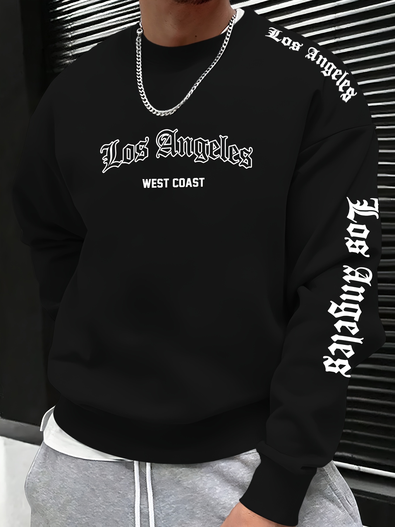 2026秋冬メンズラウンドネックレタープリントスウェットシャ - Fashion Streetwear のレビューと価格