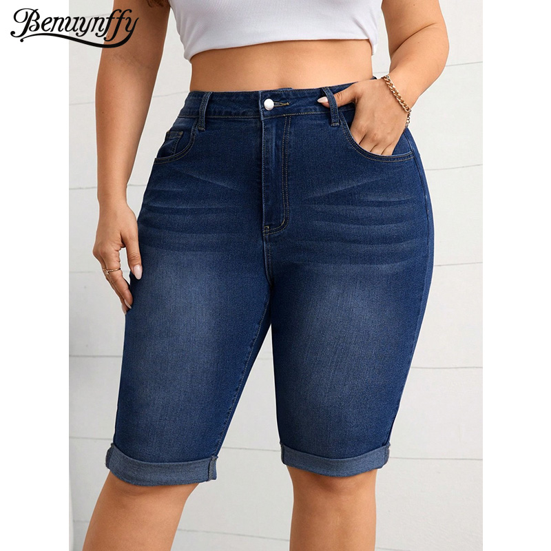 Benuynffy プラスサイズヴィンテージミッドウエストロ - Street Fashion Jeans Women のレビューと価格