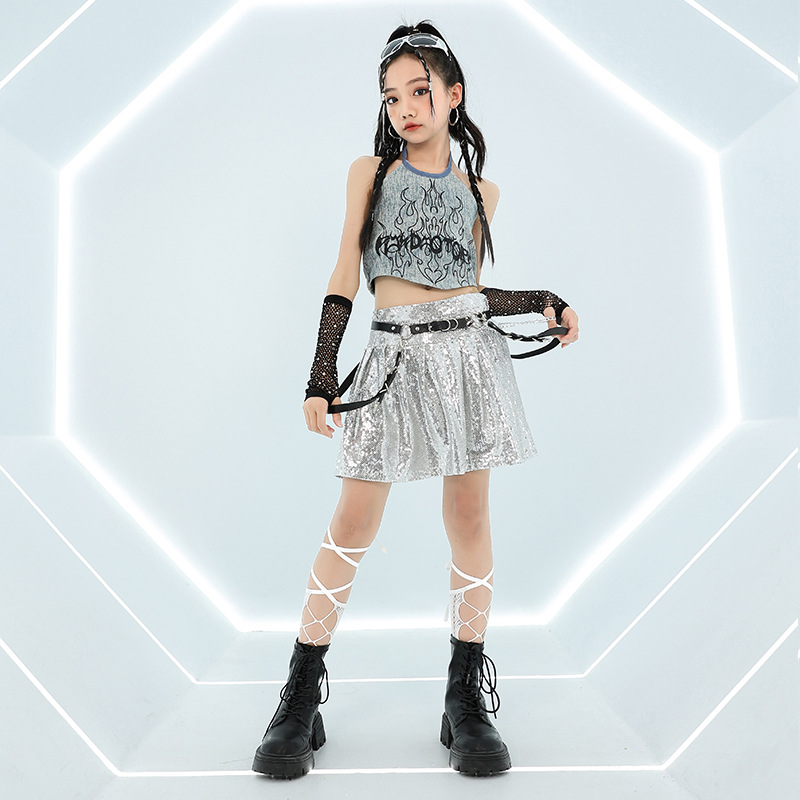 クールガールヒップホップジーンズトップスファッションストリー - Street Fashion Jeans Women のレビューと価格