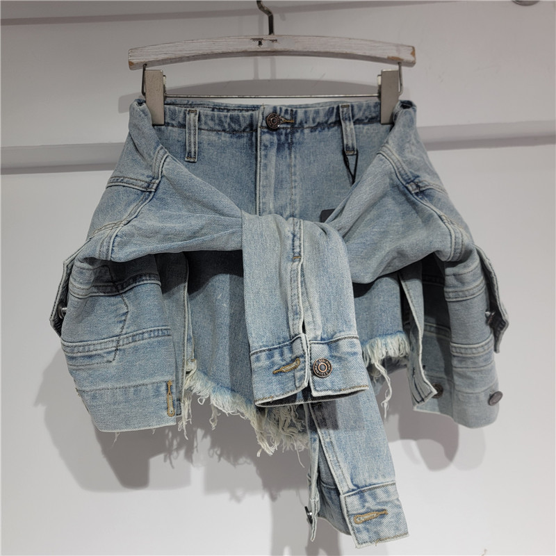デニムショートパンツ レディース ジーンズ ヴィンテージ ウ - Street Fashion Denim のレビューと価格