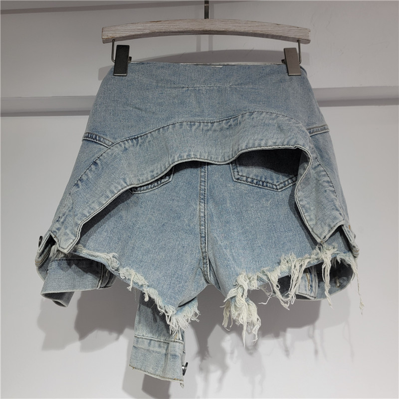 デニムショートパンツ レディース ジーンズ ヴィンテージ ウ - Street Fashion Denim のレビューと価格