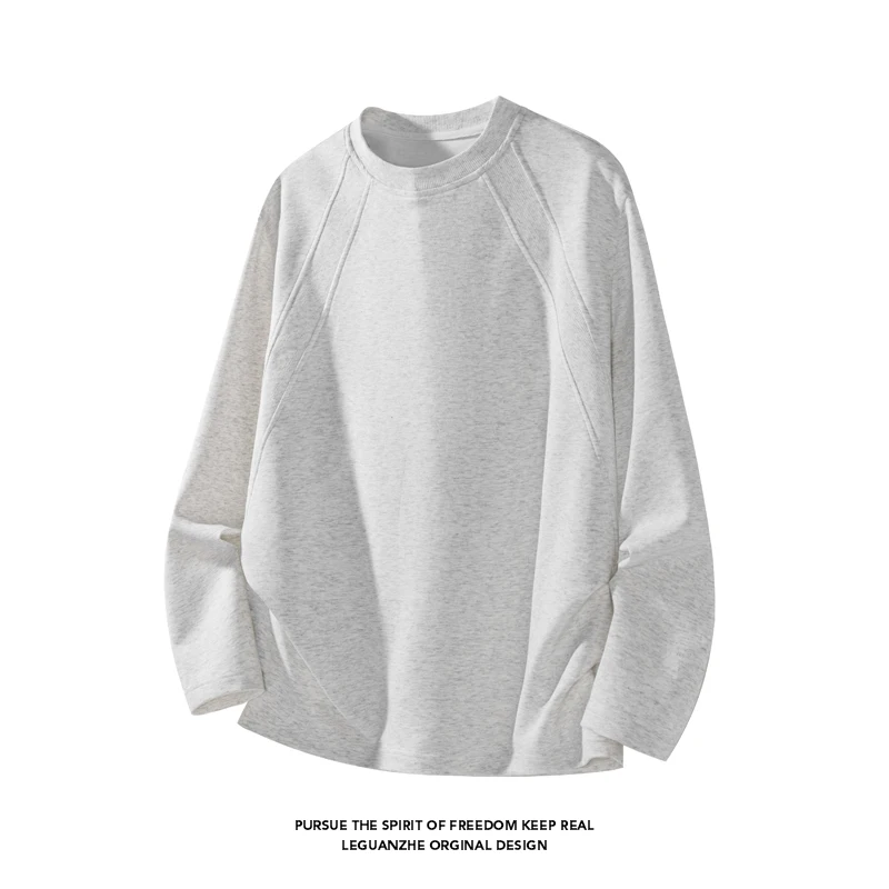メンズファッション ラグランスリーブ クルーネック 長袖Tシ - Street Fashion Styles のレビューと価格