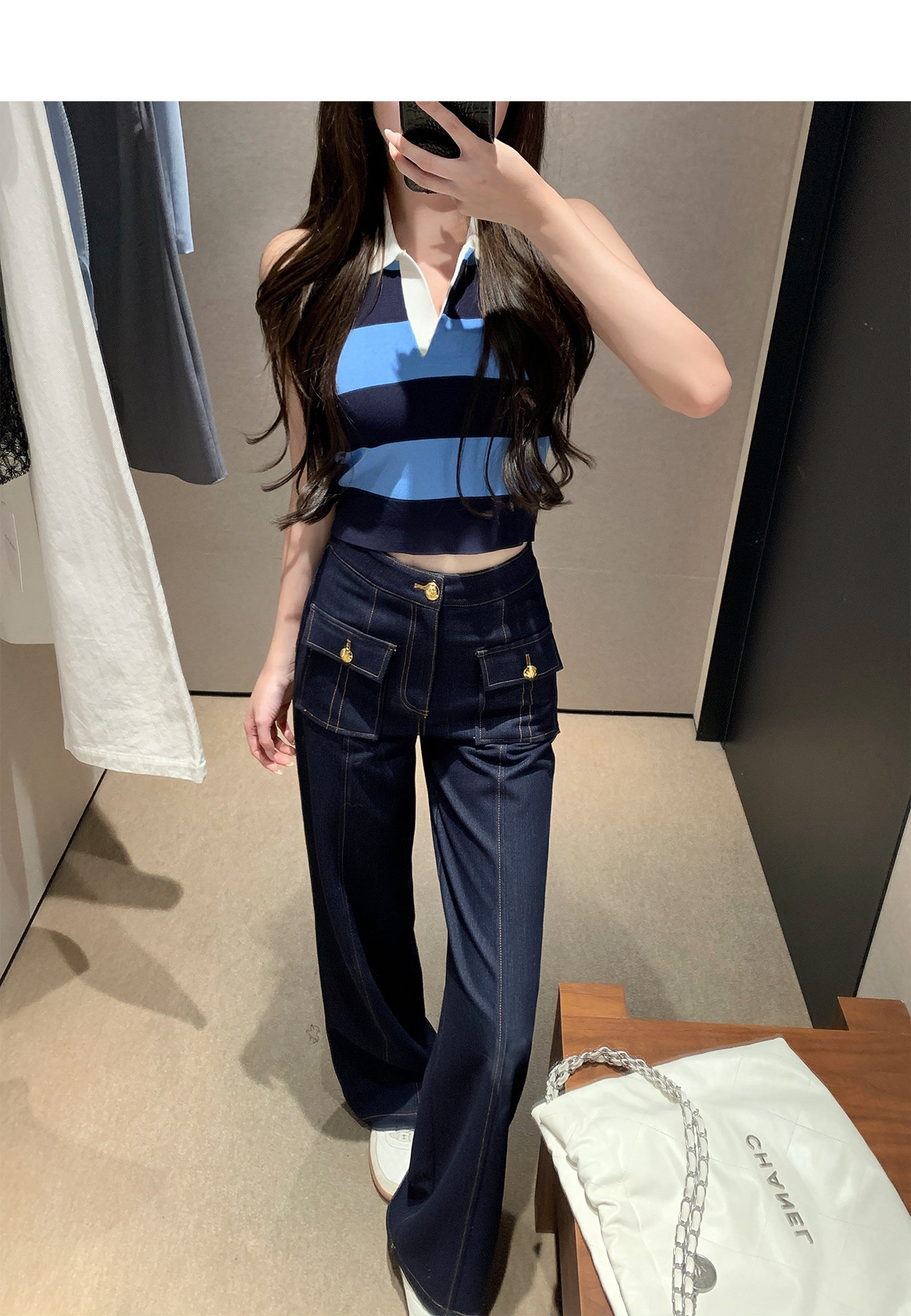 Y2K 2026 新作ボタンレトロジーンズベストショーツトラ - Street Fashion Jeans Women のレビューと価格