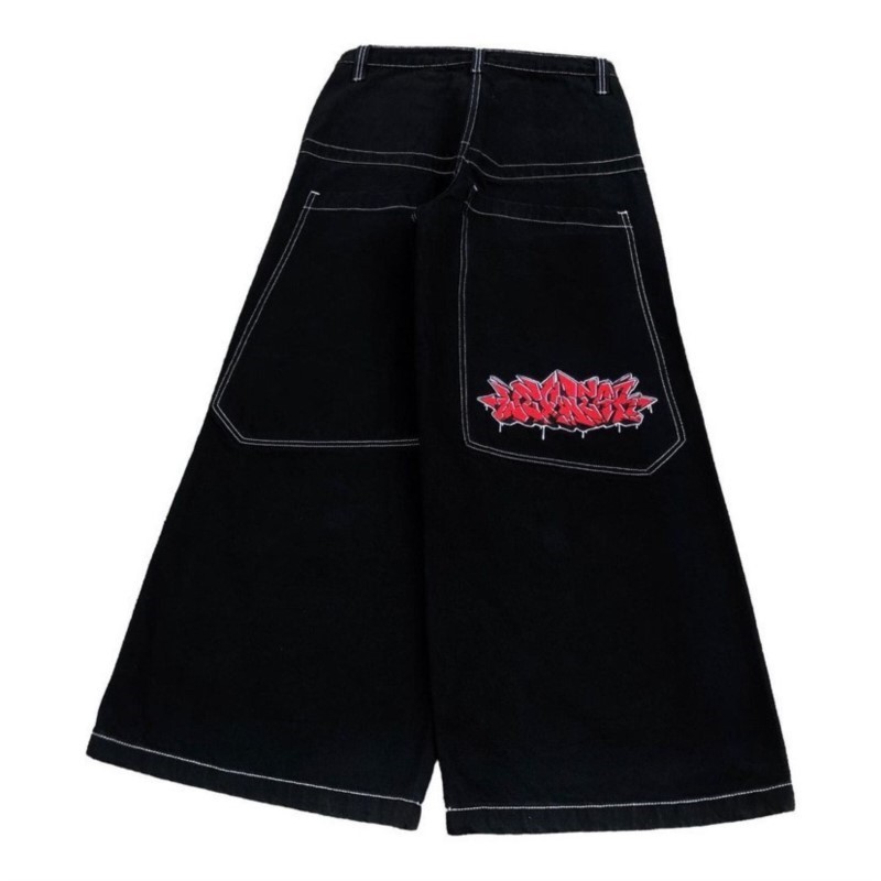 アメリカンファッションヒップホップ特大ルーズジーンズ女性スト - Street Fashion Jeans Women のレビューと価格