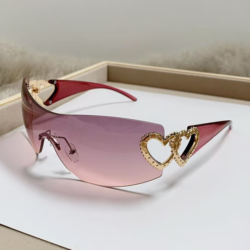 新しい女性のファッション写真撮影サングラストレンディなヴィン - Street Fashion Glasses のレビューと価格